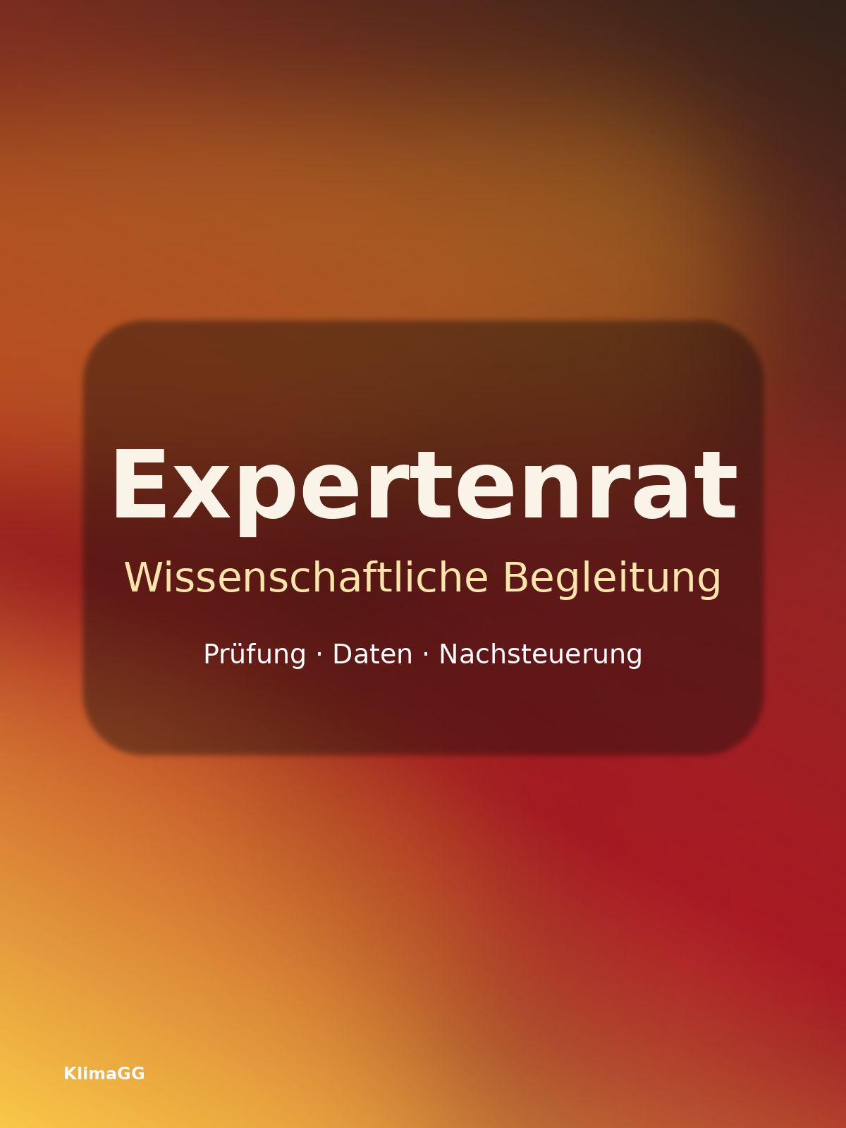 Titelkarte: Expertenrat für Klimafragen